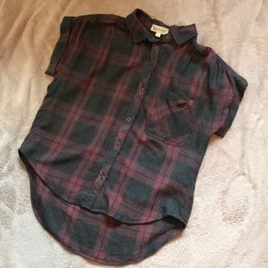 Short sleeved flannel